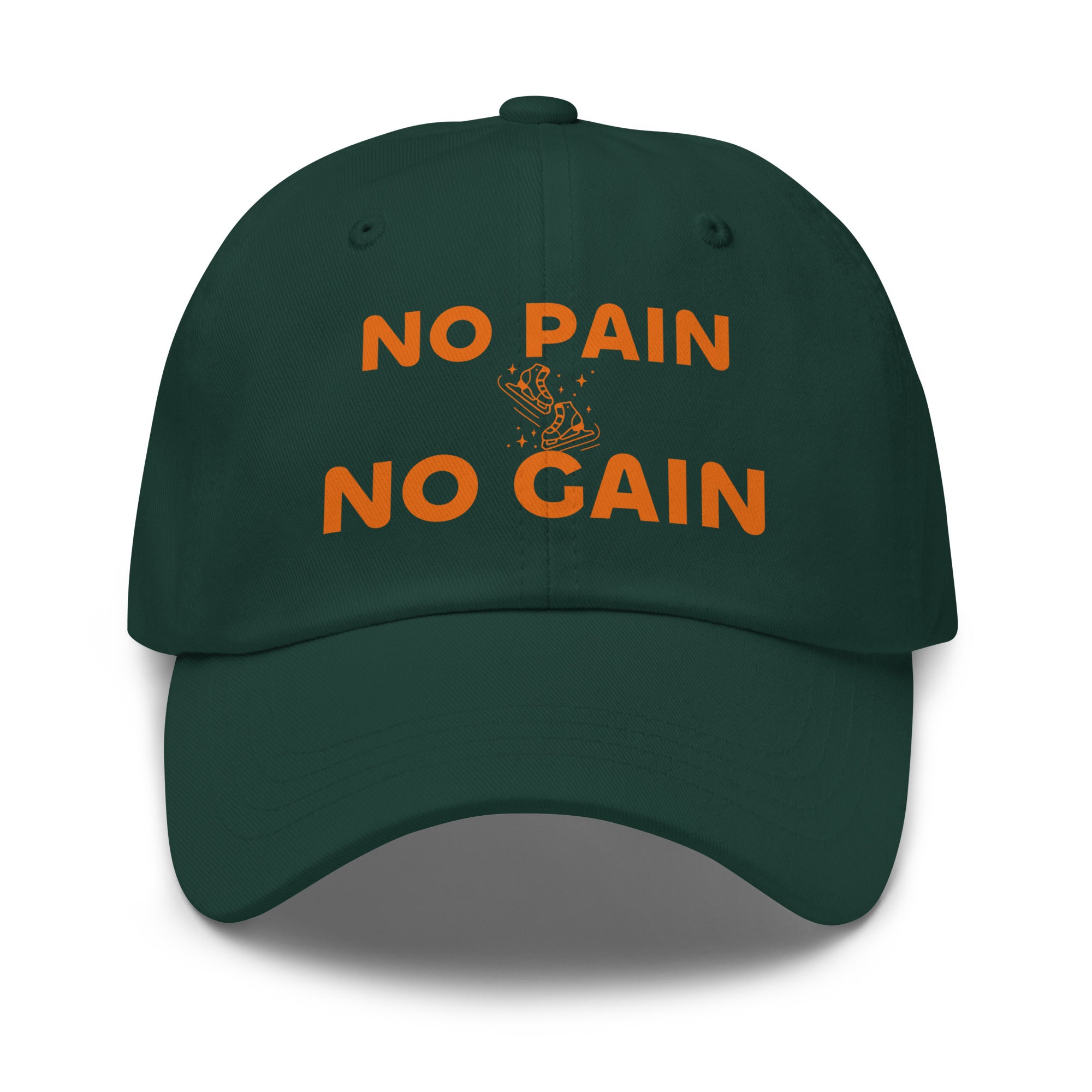 Dad hat with custom print design Spruce