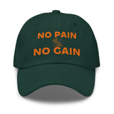 Dad hat with custom print design Spruce