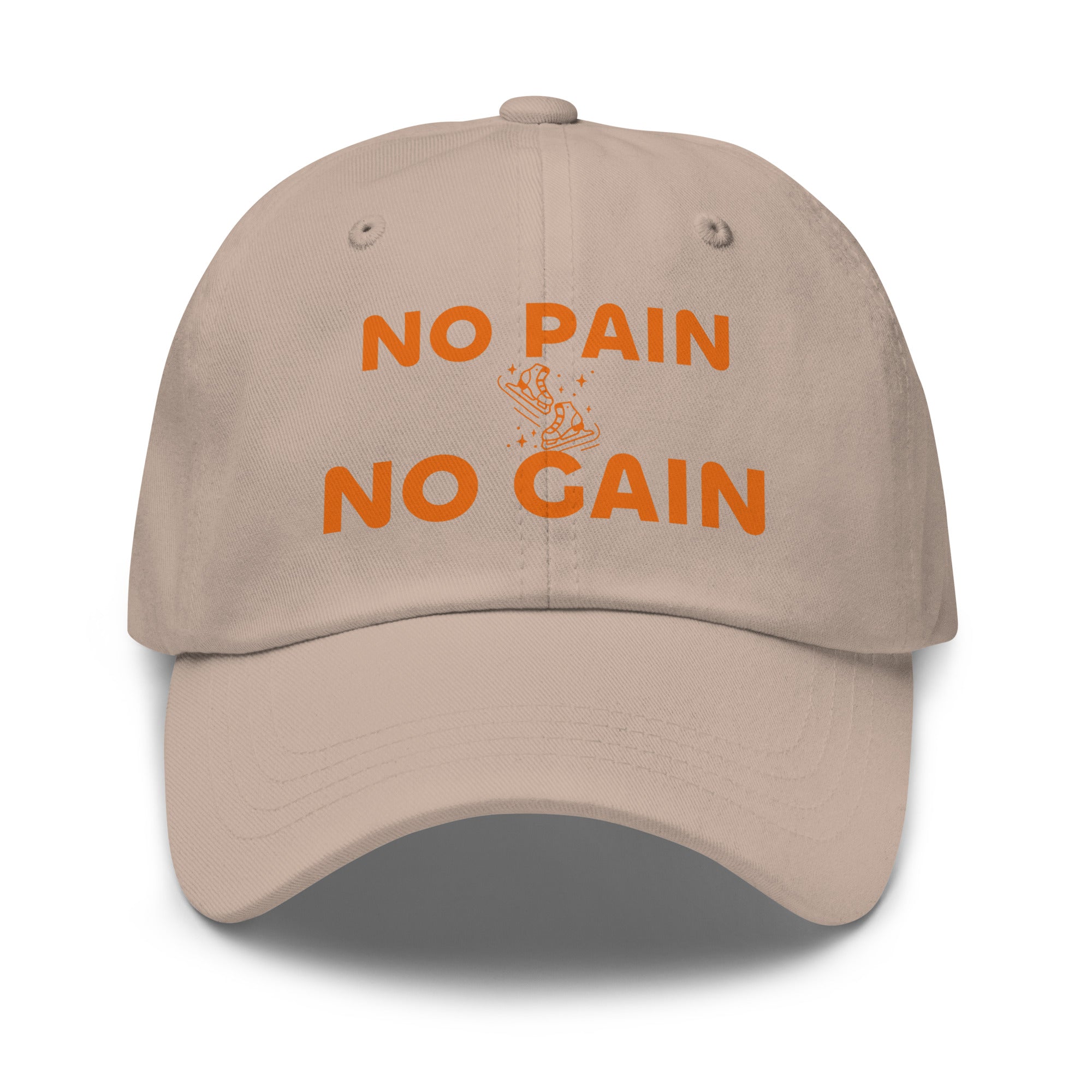 Dad hat with custom print design Stone