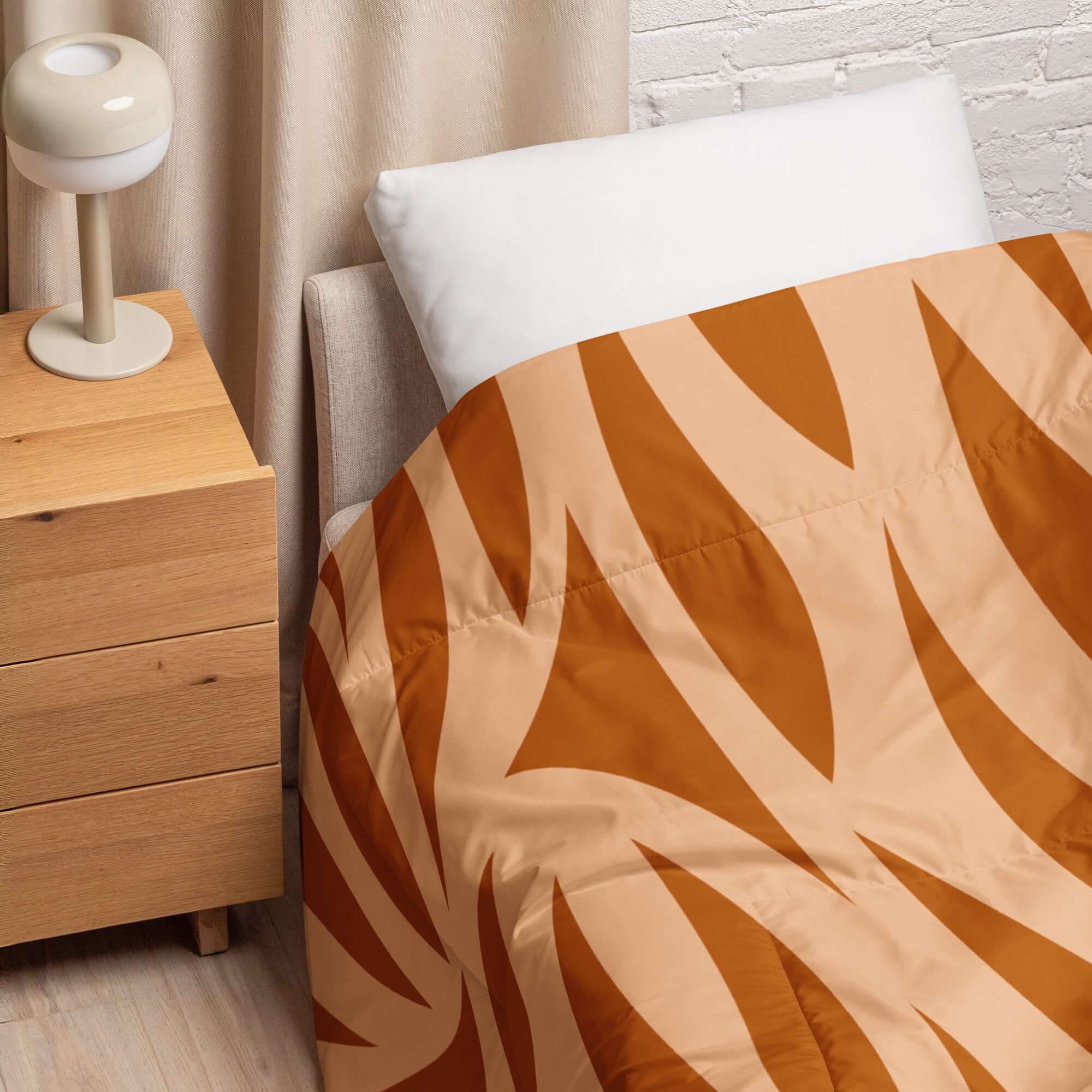 DGS Comforter with All-Over Print Design