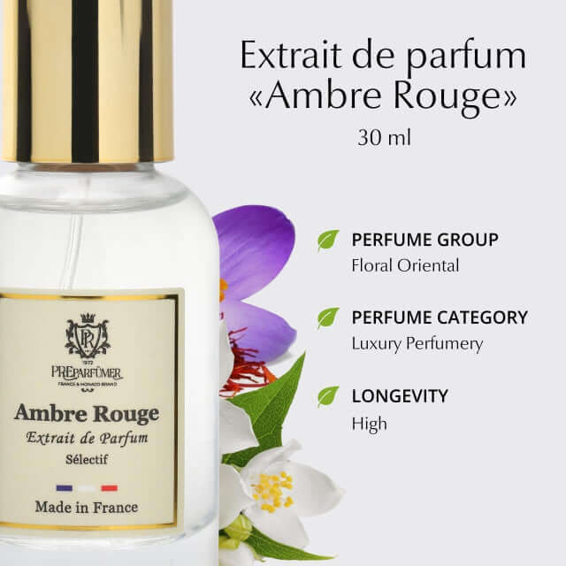 Ambre Rouge - Extrait de Parfum | Luxury Amber Perfume Made in France