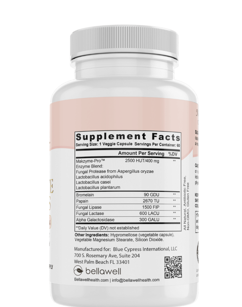 Digestive Enzymes: A Thoughtful Choice for Women's Wellness by Bellawell