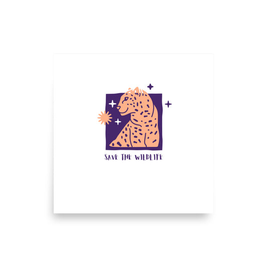 Poster with Custom Print Design