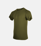 Bamboo Aerotech T-Shirt - Dark Plum Olive Green