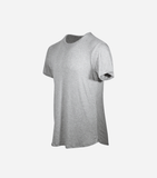 Bamboo Swift Curve-Hem T-Shirt - Heather Grey Heather Grey
