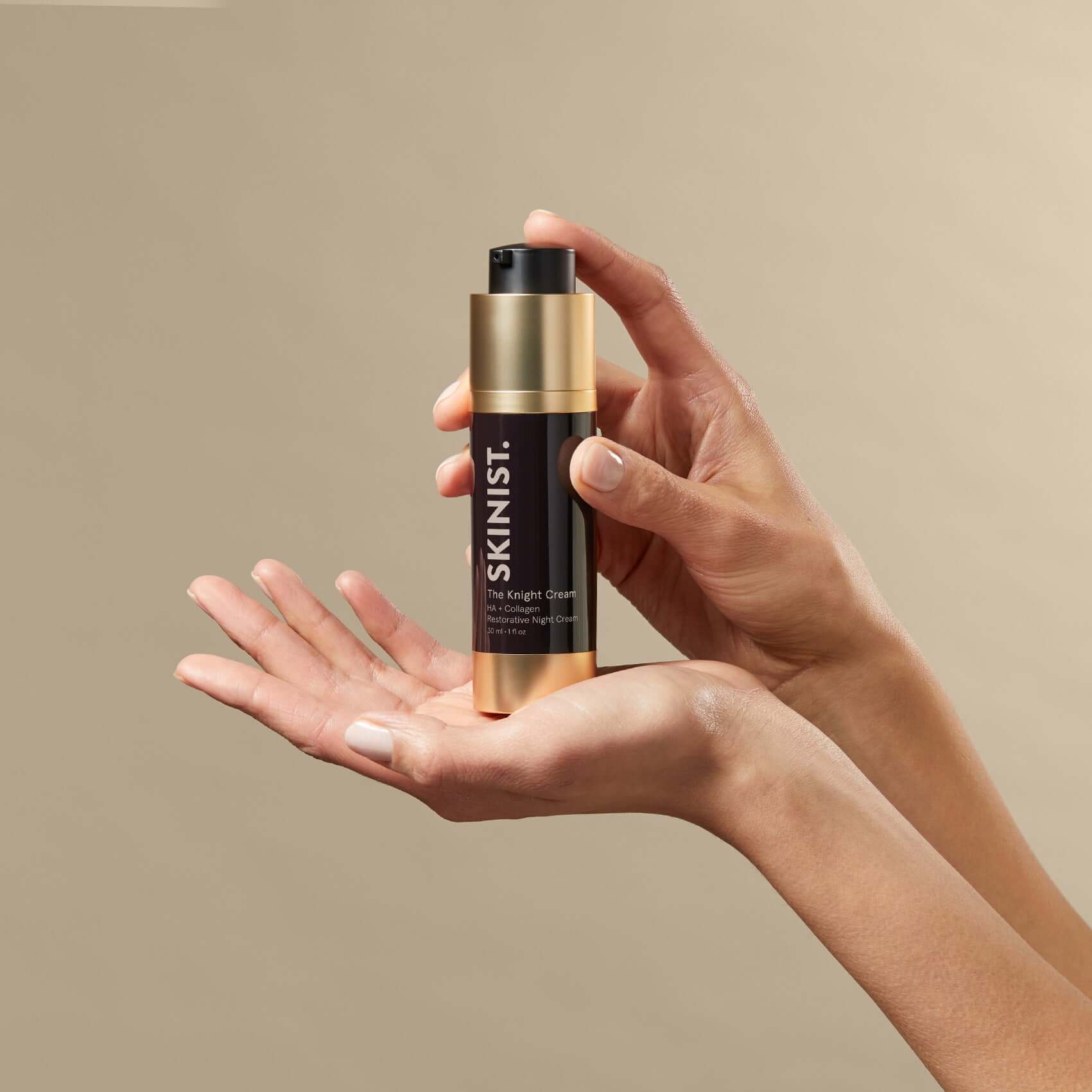 The Knight Cream: Ultra-Moisturizing Night Cream with Hyaluronic Acid and Peptides
