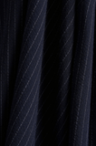 The Luxe Zip Jacket (Navy Pinstripe)