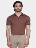 The Mercerized Cotton Polo (Brick)