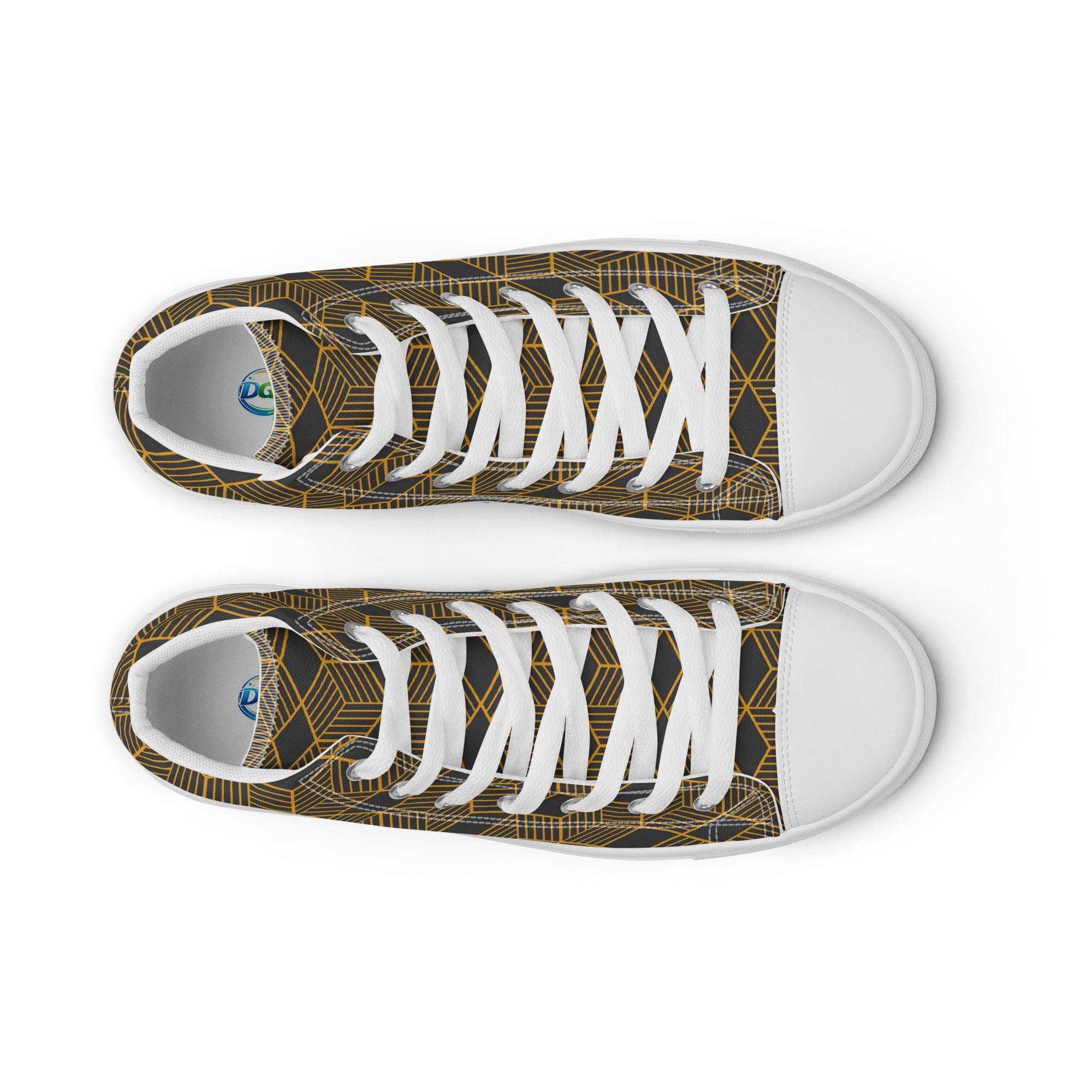 Men’s high top canvas shoes