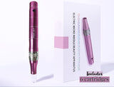 Microneedling Pen Wireless Electric Derma Wand with 6 Pieces Replacement Needle Cartridges for Microneedling Pen Adjustable Depth Microneedle Dermapen