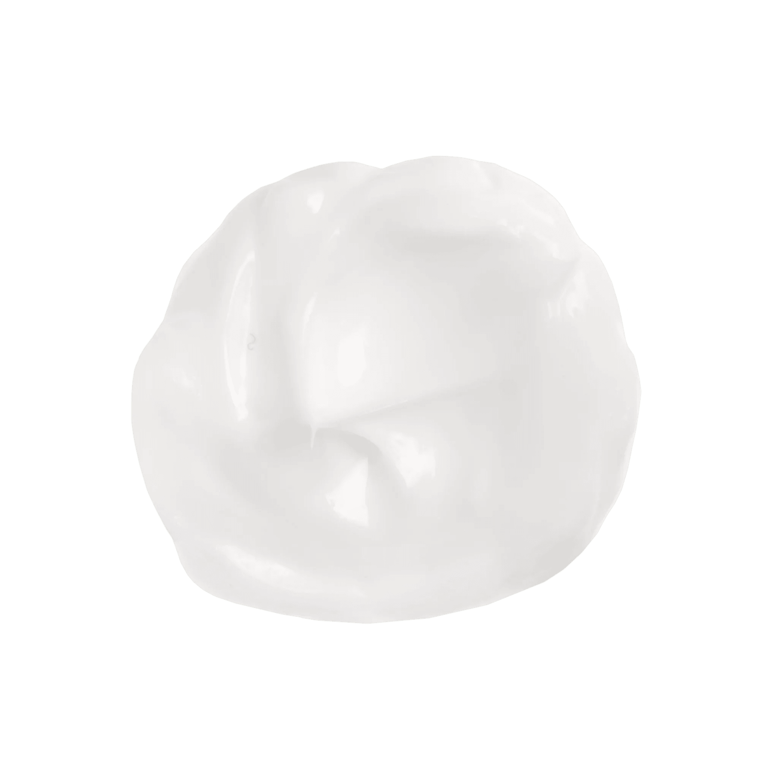 White ceramic plate on a green background