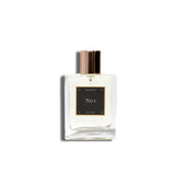 Perfume bottle labeled 'No 1' on a white background