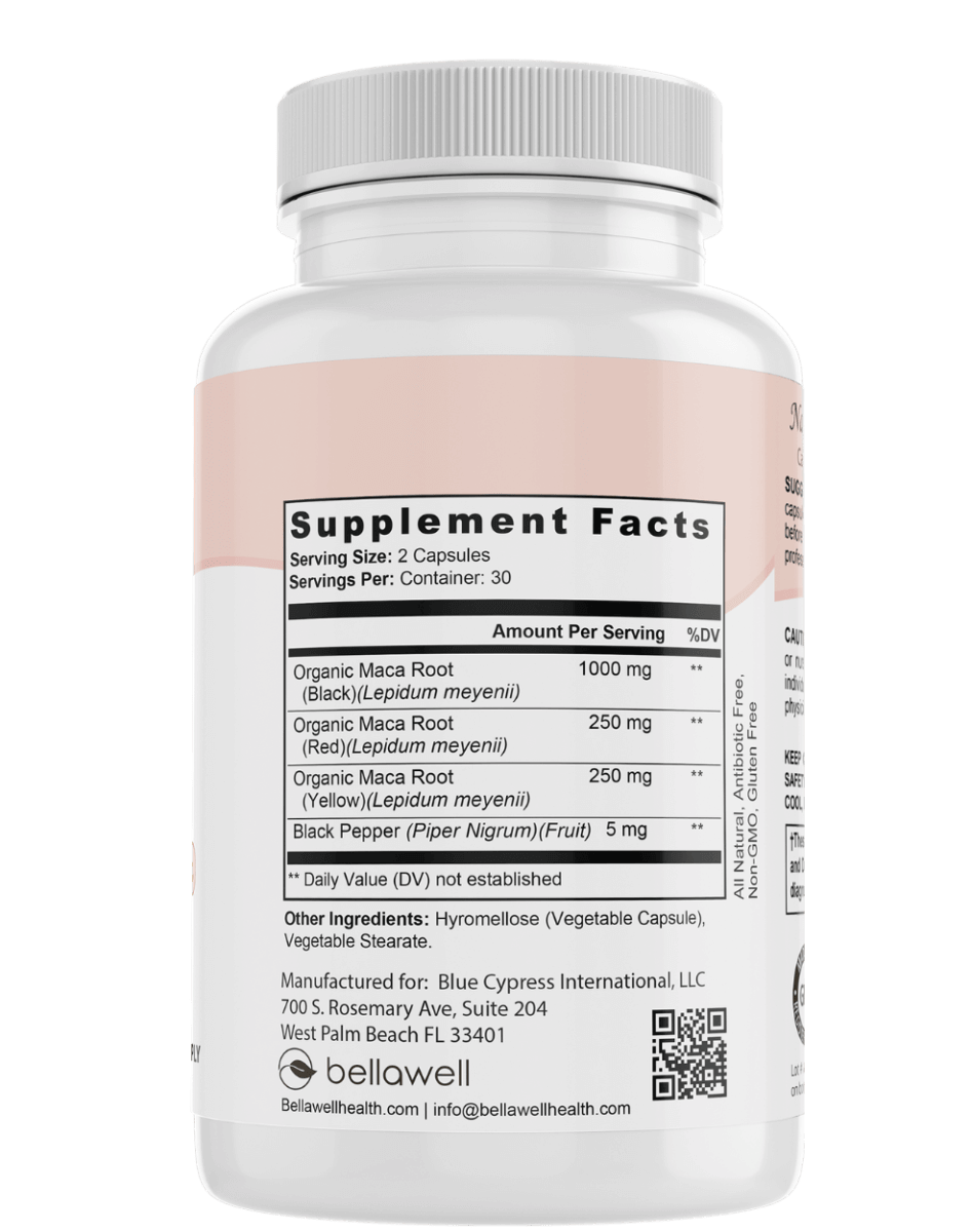 Organic Maca Root Complex by Bellawell
