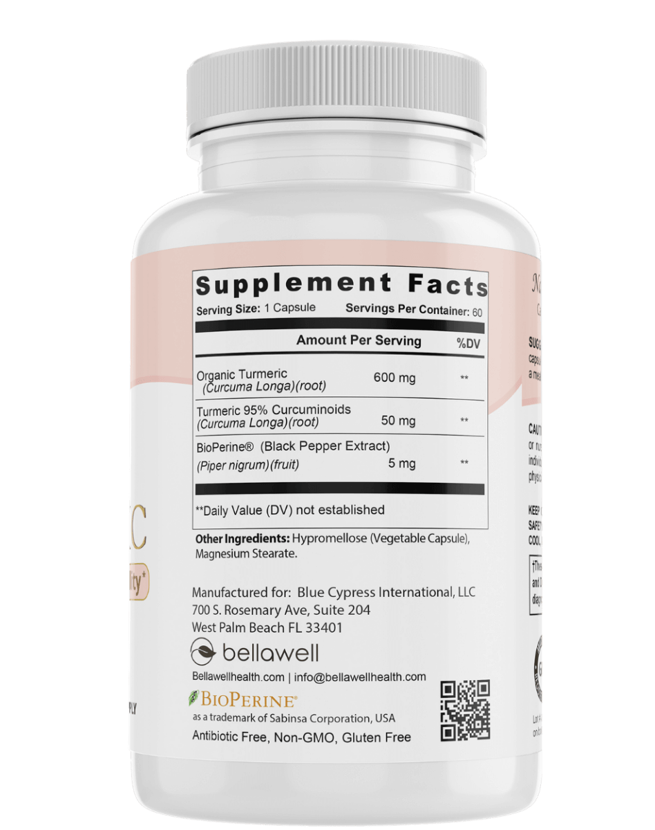 Organic Turmeric - Overall Vitality by Bellawell