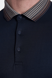 The Mercerized Cotton Polo (Navy Olive)