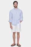 The Luxury Linen Shirt (Sky Blue)