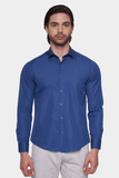 Premium Cotton  Dress Shirt (Royal)