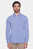 The Luxury Linen Shirt (Periwinkle)