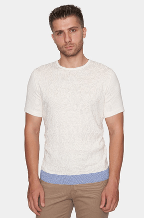 The Essential T-Shirt (Cream Waves)
