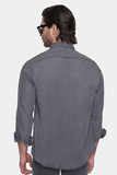 The Versatile Denim Dress Shirt (Ash)