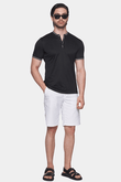 The Mercerized Cotton Polo (Race Black)
