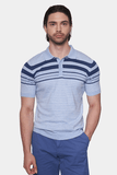 The Mercerized Cotton  Polo (Athletic Blue)
