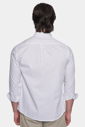 Premium Cotton dress shirt (polka dot)