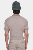The Mercerized Cotton Polo (Pale Beige)