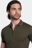 The Mercerized Cotton Polo (Olive)