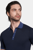The Mercerized Cotton Polo (Admiral Blue)