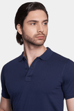 The Mercerized Cotton Polo (Deep Sea)