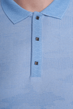 The Mercerized Cotton Polo (Summer Sky Blue)