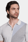 The Mercerized Cotton Polo (Blued Gray)
