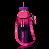 Mini Backpack & Squeeze Holder, Key Hanger, Mint Box Lilac Whip Pink