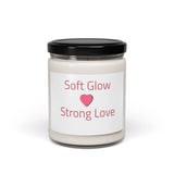 Serene Glow: Natural Soy Candle in Elegant Glass Jar
