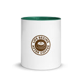 Print-On-Demand Custom Design Mug with Color Inside 11 oz Dark green