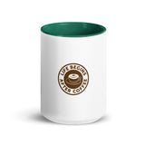 Print-On-Demand Custom Design Mug with Color Inside 15 oz Dark green