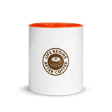 Print-On-Demand Custom Design Mug with Color Inside 11 oz Orange