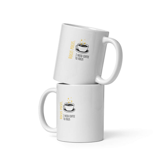 White Coffee glossy mug 11 oz