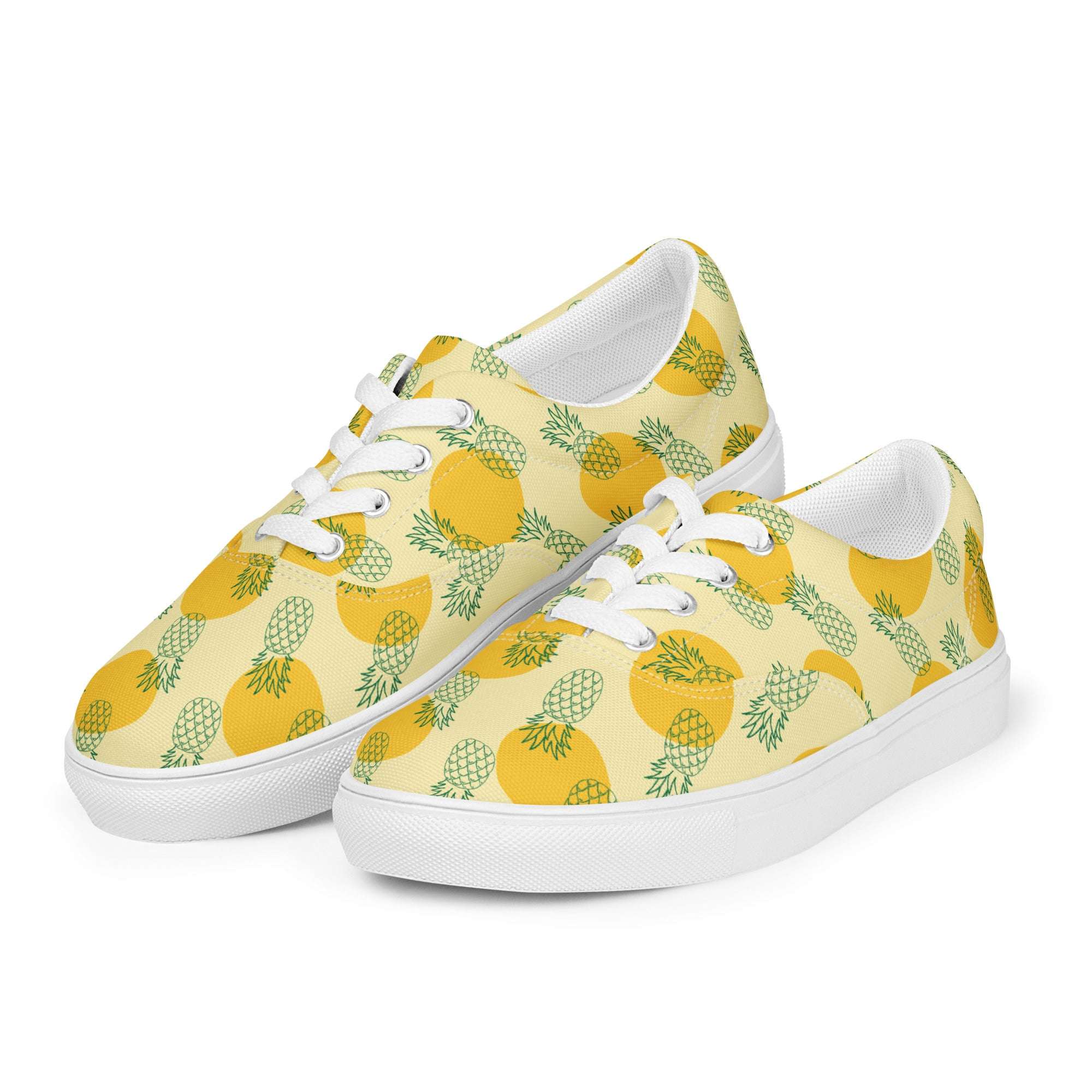 Women’s lace-up canvas shoes