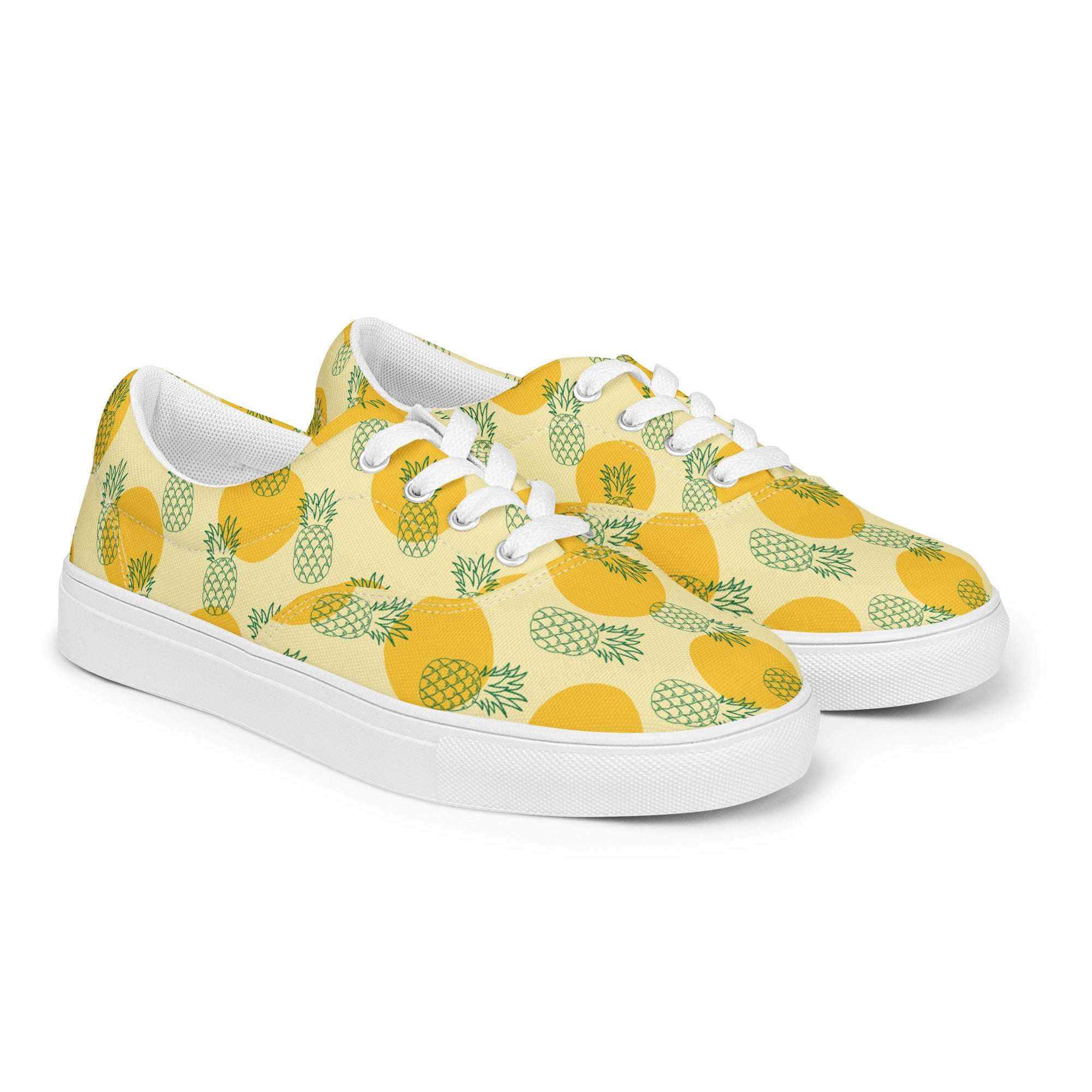 Women’s lace-up canvas shoes